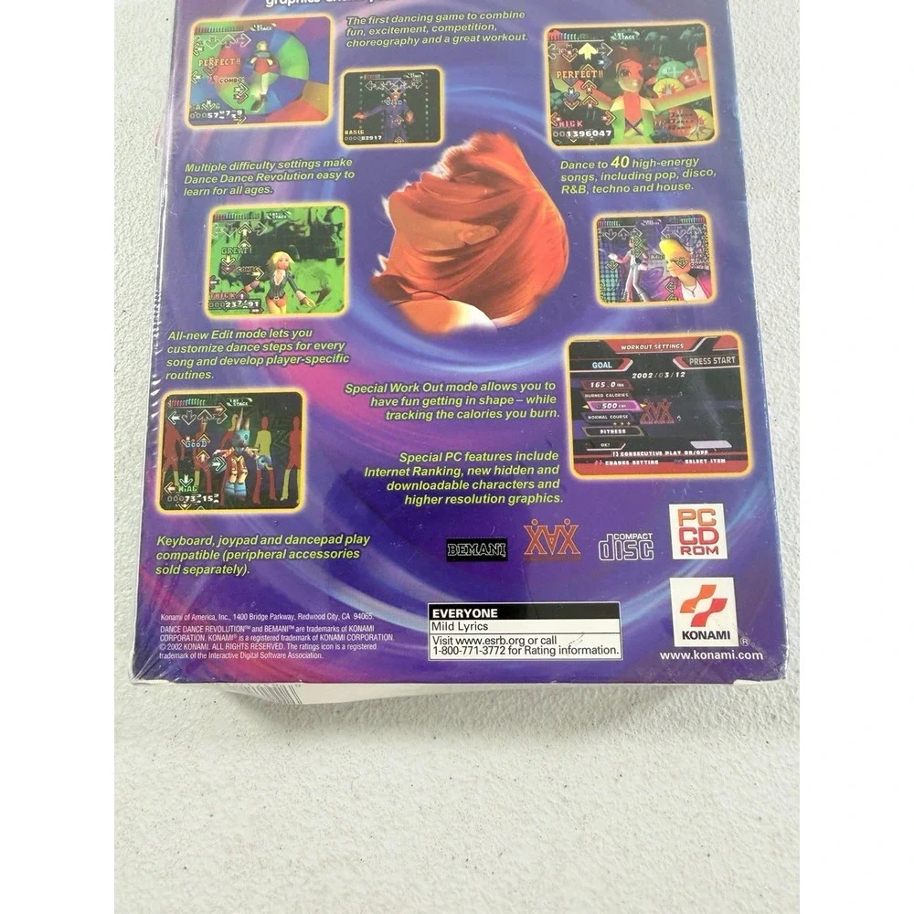 Dance Dance Revolution PC Windows 2002 Game NEW SEALED RARE